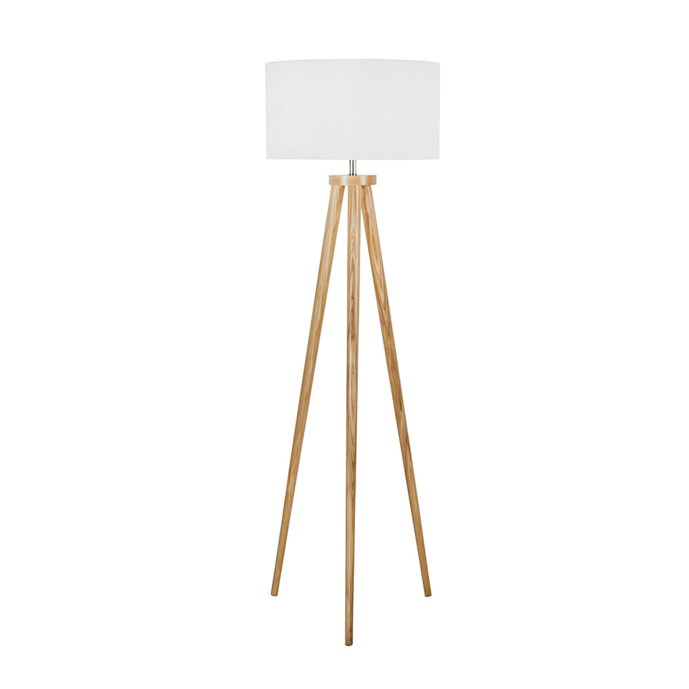 lampara de piso terzett blanco