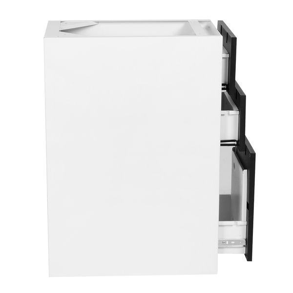 Archivador Pedestal 2 Gavetas + 1 Archivo Blanco/Negro - tugocolombia