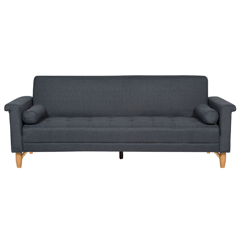 sofa cama click clack toscana azul oscuro para aplicar a la oferta 2x1 debes agregar dos unidades al carrito de compras