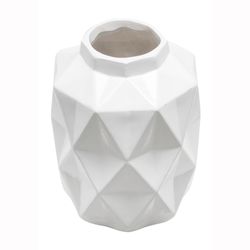 Florero-C19-Geometrico-14-14-18Cm-Ceramica-Blanco-----------