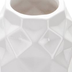 Florero-C19-Geometrico-11-11-28Cm-Ceramica-Blanco-----------