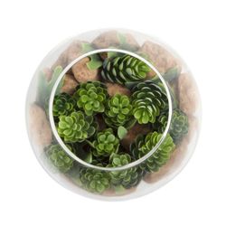 Planta-Artificial-Bonsai-Tropical-Mini-12-10Cm-Vidrio-------