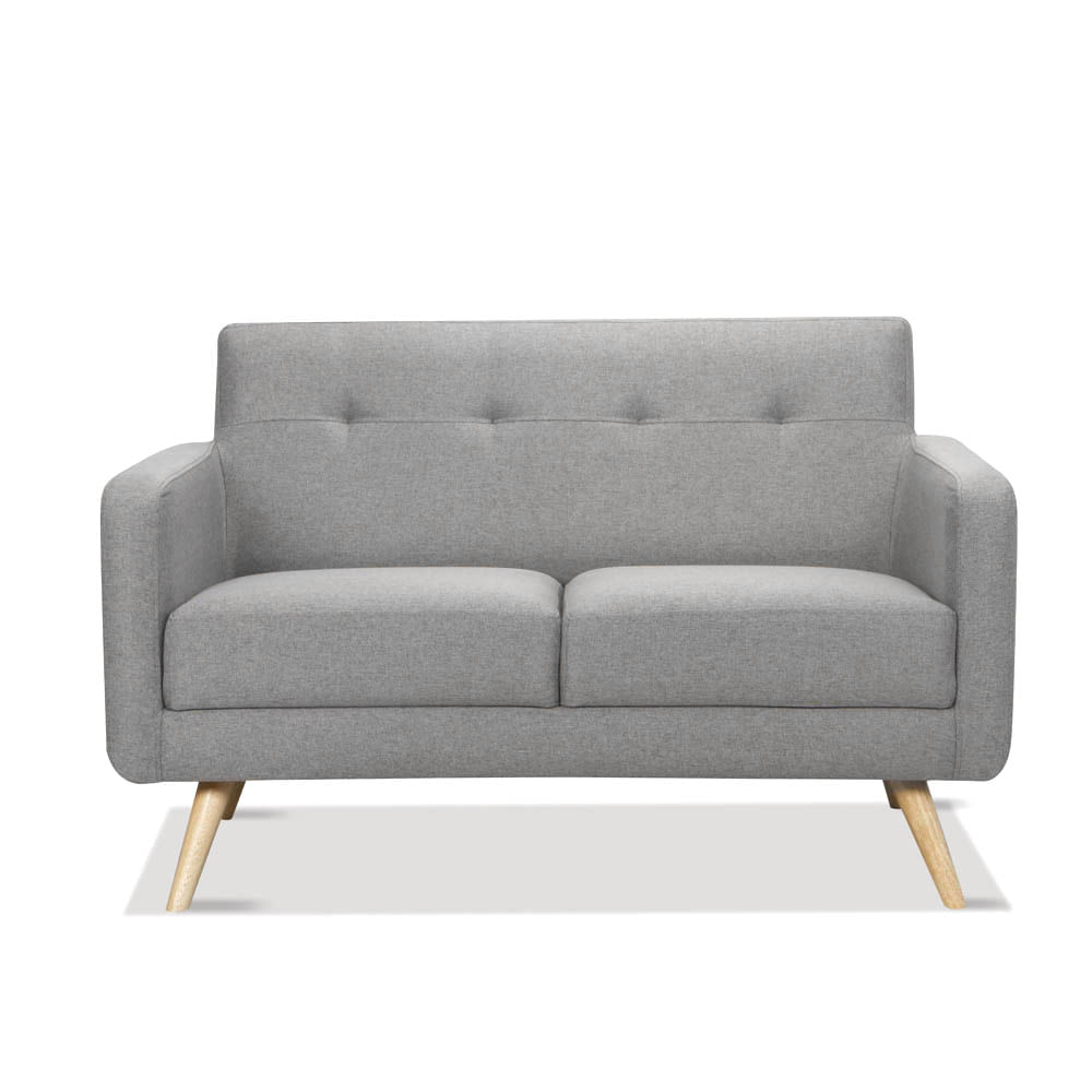 sofa 2p dinamarca gris negro