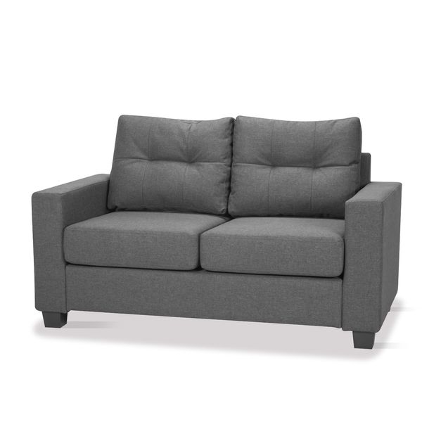 sofa 2p lennon gris oscuro