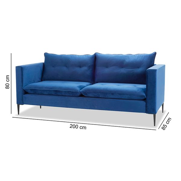 Sofa-3P-Billund-Azul